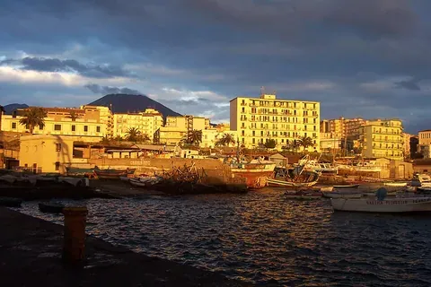 Vue de Torre del Greco, Italie