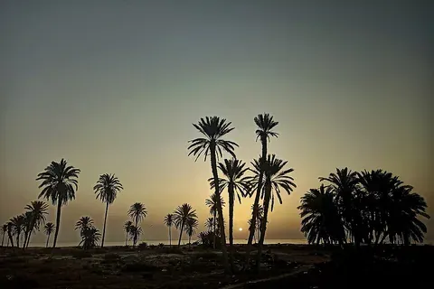 Vue de Zarzis, Tunisie